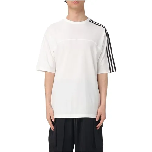 T-Shirts, male, , Size: S Classic TShirt Three Stripes Detail - Y-3 - Modalova