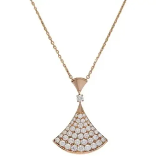 Pre-owned Jewellery, female, , Size: ONE SIZE Pre-owned Rose Gold necklaces - Bvlgari Vintage - Modalova