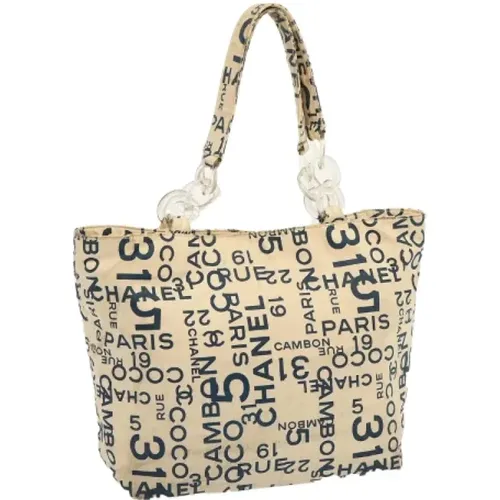 Pre-owned Cotton chanel-bags , female, Sizes: ONE SIZE - Chanel Vintage - Modalova