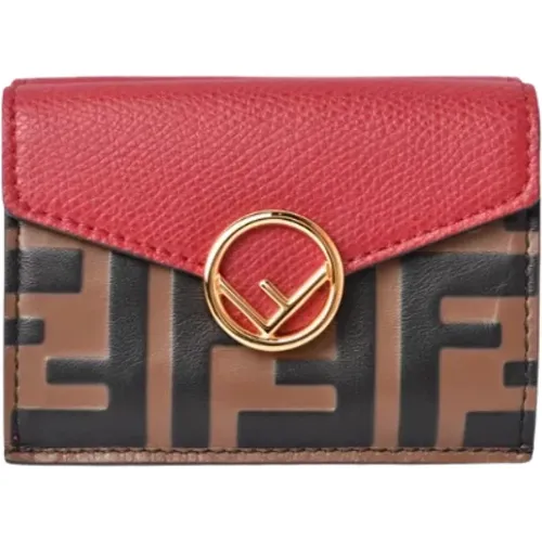 Pre-owned Wallets, female, , Size: ONE SIZE Pre-owned Leather wallets - Fendi Vintage - Modalova