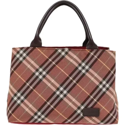 Pre-owned Tote Bags, female, , Size: ONE SIZE Pre-owned Canvas handbags - Burberry Vintage - Modalova