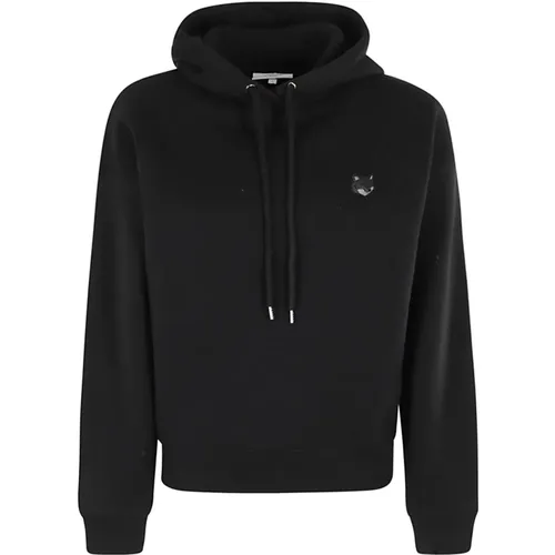 Fuchskopf Patch Hoodie , Damen, Größe: M - Maison Kitsuné - Modalova