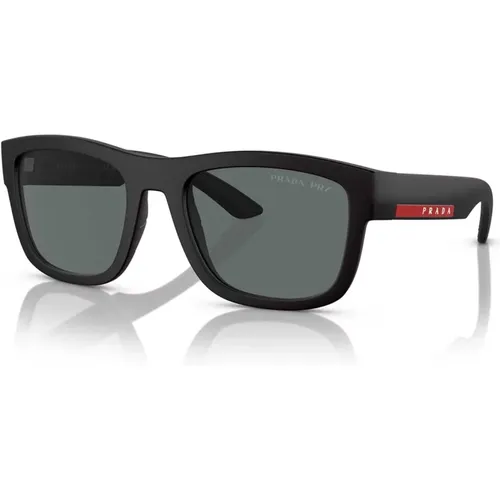Red Line Sport Sunglasses Polarized , male, Sizes: 56 MM - Prada - Modalova