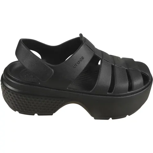 Flat Sandals, female, , Size: 11 US Sandals for Summer Outfits - Crocs - Modalova