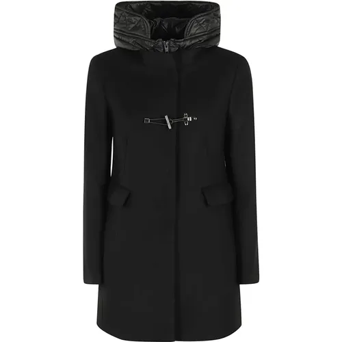 Nylon Toggle Coat Double-Breasted Front , female, Sizes: L, M, XL, XS, S - Fay - Modalova