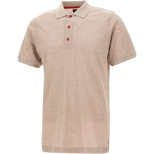 Ultrafine Cotton Polo Shirt Sand - Kiton - Modalova