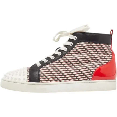 Pre-owned Canvas sneakers , female, Sizes: 9 1/2 UK - Christian Louboutin Pre-owned - Modalova