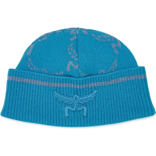 Beanie aus Wolle und recyceltem Kaschmir in Lauretos , unisex, Größe: ONE Size - MCM - Modalova