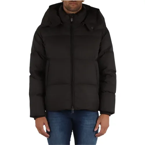 Gepolsterte Logo-Pufferjacke , Herren, Größe: M - Emporio Armani - Modalova