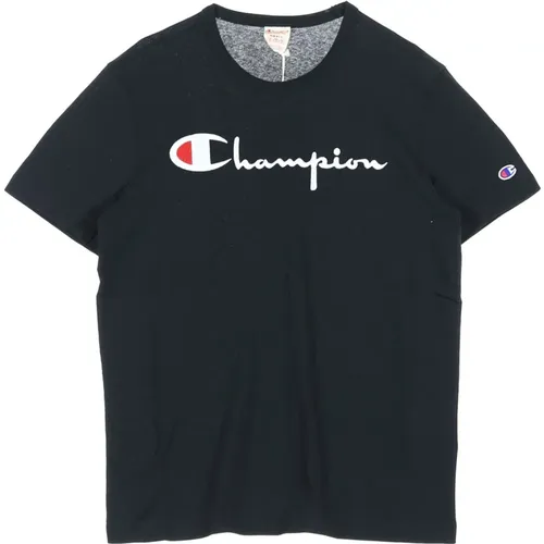 T-Shirts, male, , Size: L Crewneck Tee Shirt - Champion - Modalova