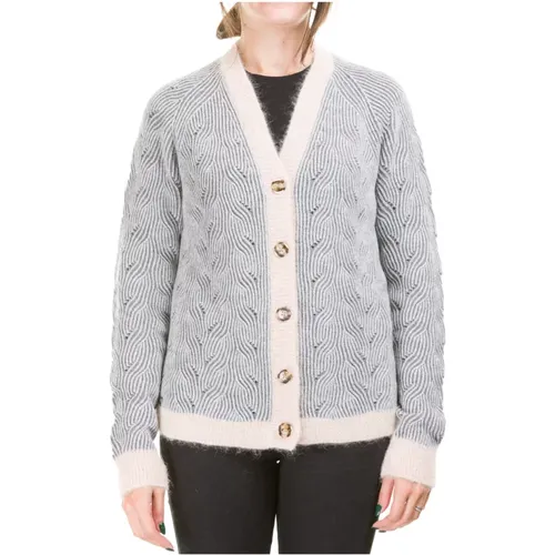 Cardigan Sweater , Damen, Größe: M - Manila Grace - Modalova