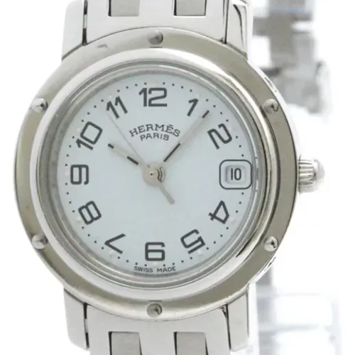 Pre-owned Watches, female, , Size: ONE SIZE Pre-owned Stainless Steel hermes-bags - Hermès Vintage - Modalova