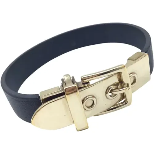 Pre-owned Jewellery, female, , Size: ONE SIZE Pre-owned Leather bracelets - Hermès Vintage - Modalova