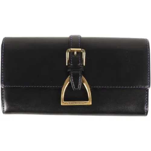 Pre-owned Wallets, female, , Size: ONE SIZE Pre-owned Leather wallets - Ralph Lauren Pre-owned - Modalova