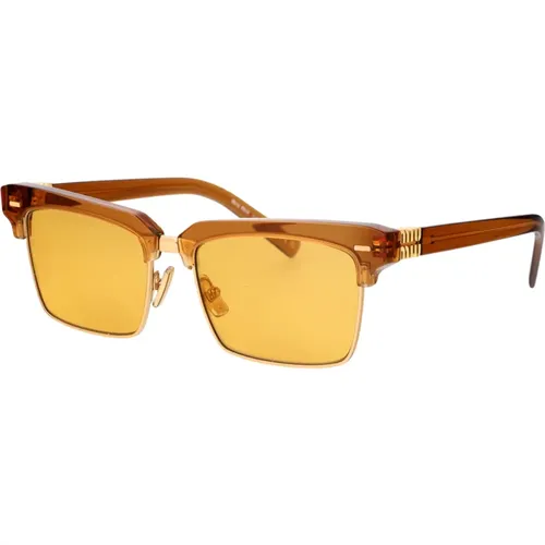 Stylish Sunglasses with 0MU 10Zs , female, Sizes: 54 MM - Miu Miu - Modalova