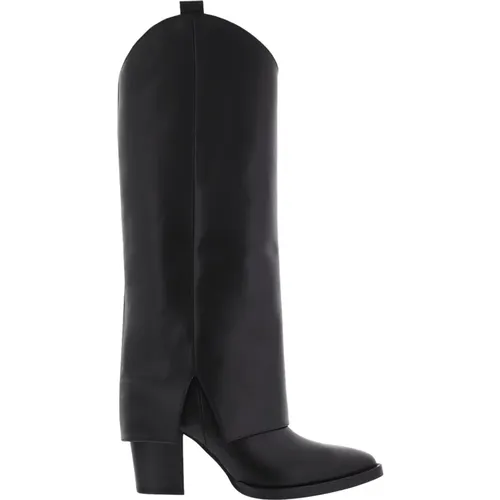 High Boots , female, Sizes: 8 UK - Paris Punk - Modalova