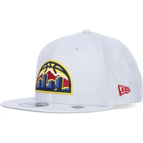 Caps, male, , Size: ONE SIZE Denver Nuggets Flat Visor Cap - new era - Modalova