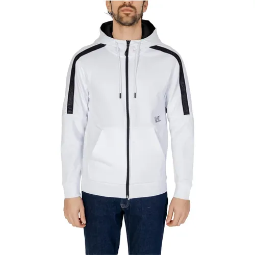 Men's Hooded Sweatshirt , male, Sizes: XL, M, L, S, XS, 2XL - Emporio Armani EA7 - Modalova