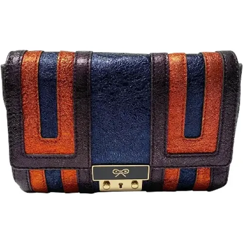 Pre-owned Cross Body Bags, female, , Size: ONE SIZE Pre-owned Leather clutches - Anya Hindmarch Pre-owned - Modalova