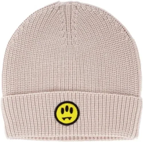 Beanies, unisex, , Size: ONE SIZE Knit Logo Front Unisex Hat - Barrow - Modalova