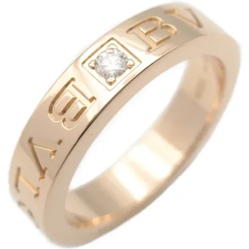 Pre-owned Jewellery, female, , Size: ONE SIZE Pre-owned Rose Gold rings - Bvlgari Vintage - Modalova