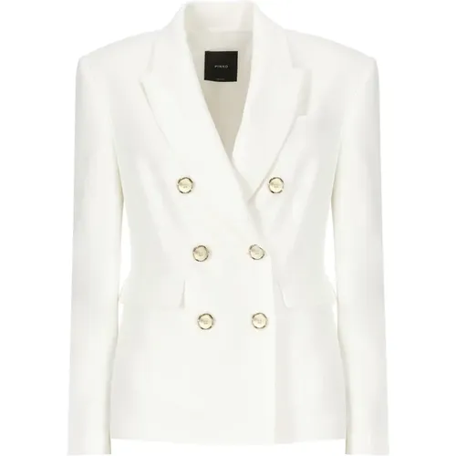 Blazers, female, , Size: M Double Breasted Blazer - pinko - Modalova