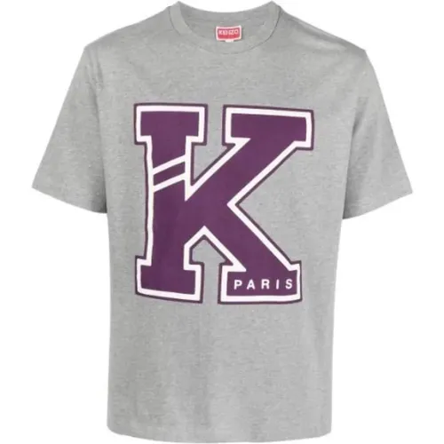 Logo Print Kurzarm T-Shirt Kenzo - Kenzo - Modalova