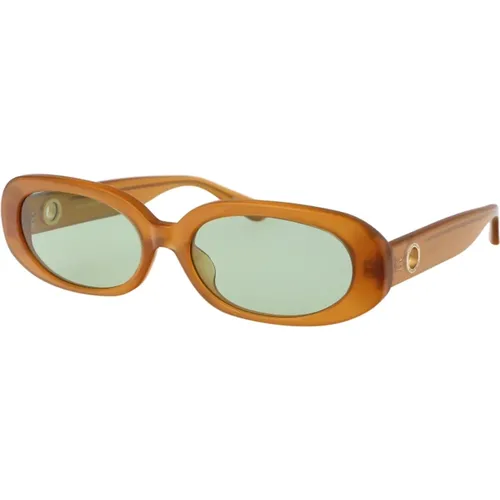 Stylish Sunglasses for Cara , female, Sizes: 59 MM - Linda Farrow - Modalova