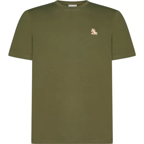 Casual T-shirt for Men , male, Sizes: XL, M, 2XL, L - Maison Kitsuné - Modalova