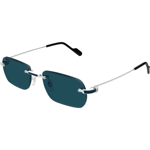 Ct0498S 004 Sunglasses , male, Sizes: 55 MM - Cartier - Modalova