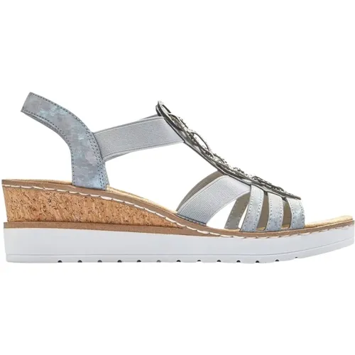 Casual Open Toe Sandals from Paradise , female, Sizes: 8 UK - Rieker - Modalova