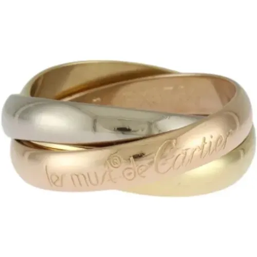 Pre-owned Jewellery, female, , Size: ONE SIZE Pre-owned White Gold rings - Cartier Vintage - Modalova