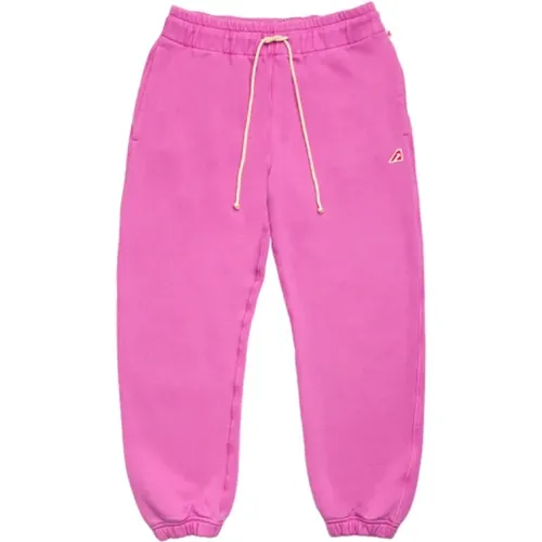Cotton Jersey Sweatpants with Drawstring Waist , female, Sizes: XS, S - Autry - Modalova
