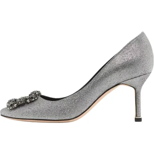 Pre-owned Pumps, female, , Size: 6 US Pre-owned Fabric heels - Manolo Blahnik Pre-owned - Modalova