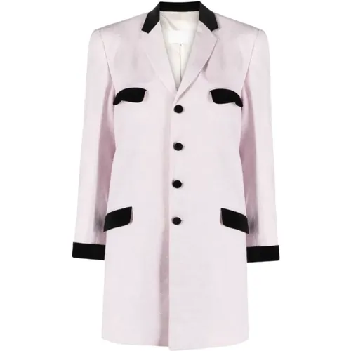 Blazers, female, , Size: XS Two-Tone Single-Breasted Blazer - Maison Margiela - Modalova