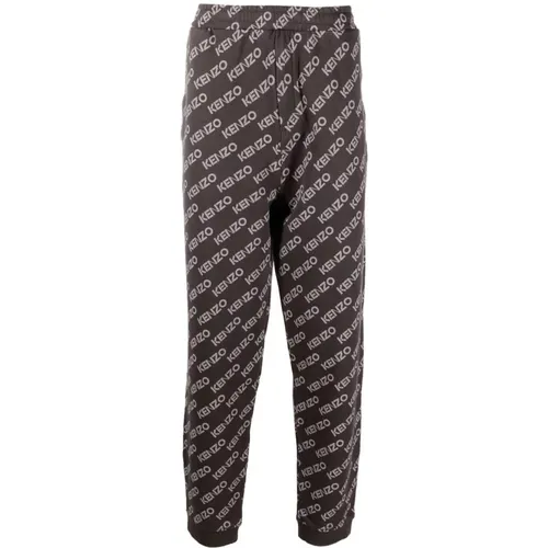 Monogram Jogging Bottoms , male, Sizes: M, L - Kenzo - Modalova