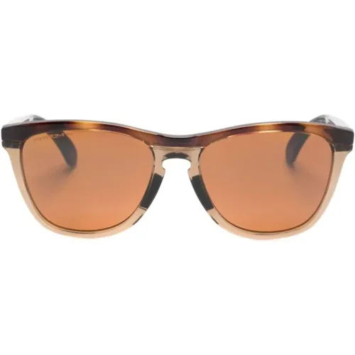 Braune Tortoiseshell Sonnenbrille - Oakley - Modalova