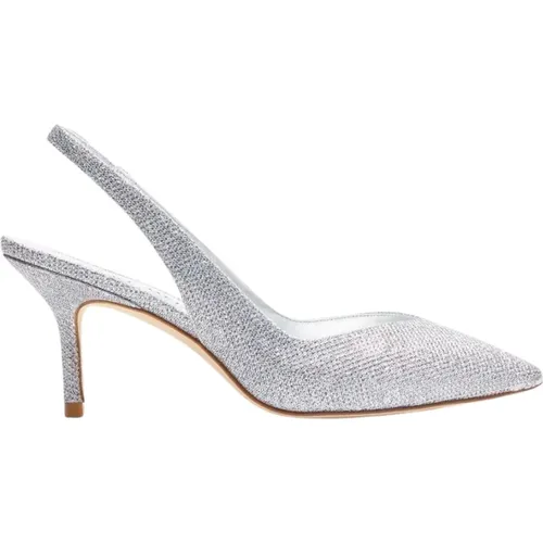 Elegant Silver Slingback Shoes , female, Sizes: 5 1/2 UK, 2 1/2 UK, 3 UK, 4 UK, 3 1/2 UK, 5 UK, 4 1/2 UK - Stuart Weitzman - Modalova