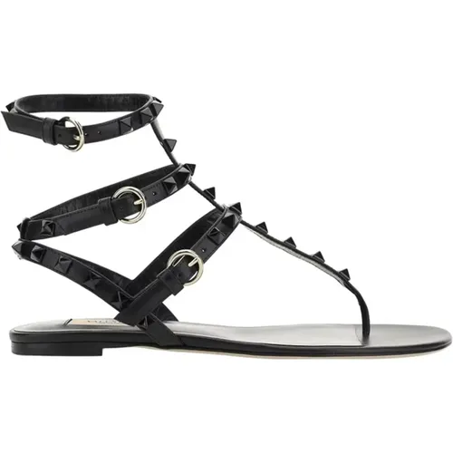 Rockstud Flip-Flop Sandals , female, Sizes: 3 1/2 UK, 2 UK, 4 1/2 UK - Valentino Garavani - Modalova