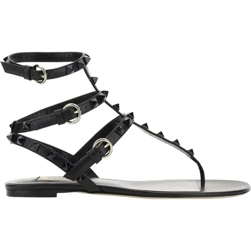 Rockstud Flip-Flop Sandals , female, Sizes: 3 1/2 UK, 4 UK, 2 UK, 4 1/2 UK, 5 1/2 UK - Valentino Garavani - Modalova