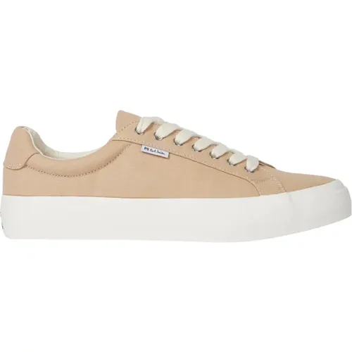 Sneakers, male, , Size: 7 US Low-Cut Canvas Sneakers - PS By Paul Smith - Modalova