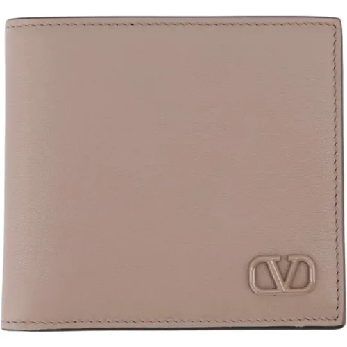 VLogo Leather Wallet , male, Sizes: ONE SIZE - Valentino Garavani - Modalova