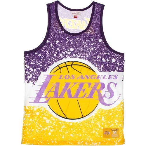 Sportswear, male, , Size: M NBA Jumbotron Tank Top Lakers Edition - Mitchell & Ness - Modalova