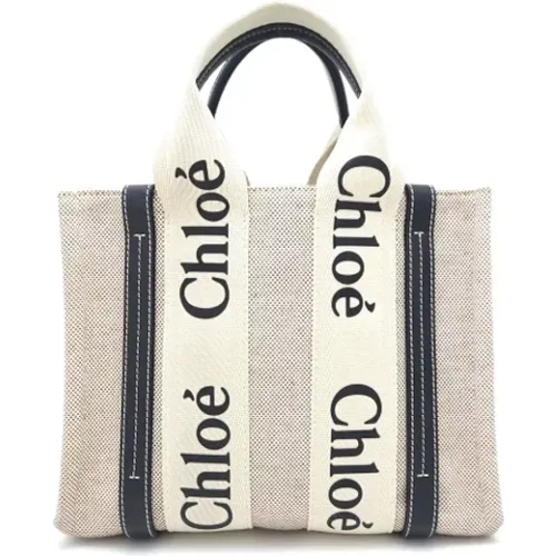 Pre-owned Tote Bags, female, , Size: ONE SIZE Pre-owned Canvas totes - Chloé Pre-owned - Modalova