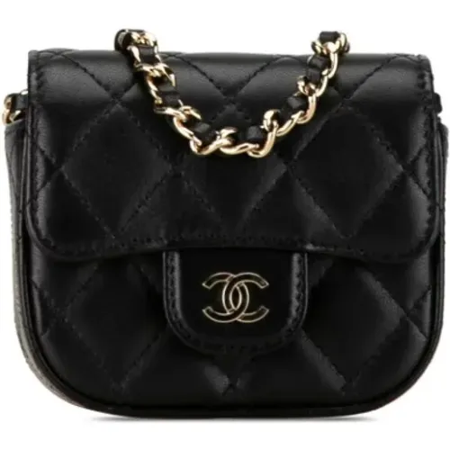 Pre-owned Leather chanel-bags , female, Sizes: ONE SIZE - Chanel Vintage - Modalova