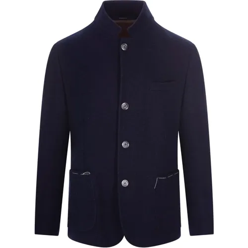 Elegant Cashmere Coat for Men , male, Sizes: 2XL, 3XL - Fedeli - Modalova