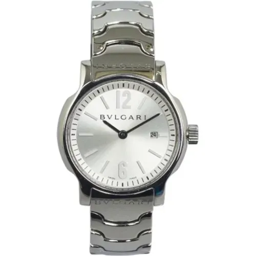 Pre-owned Watches, female, , Size: ONE SIZE Pre-owned Stainless Steel watches - Bvlgari Vintage - Modalova