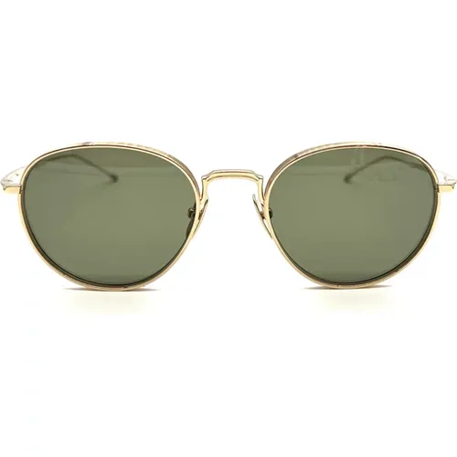 White Sunglasses for Men , male, Sizes: 52 MM - Thom Browne - Modalova