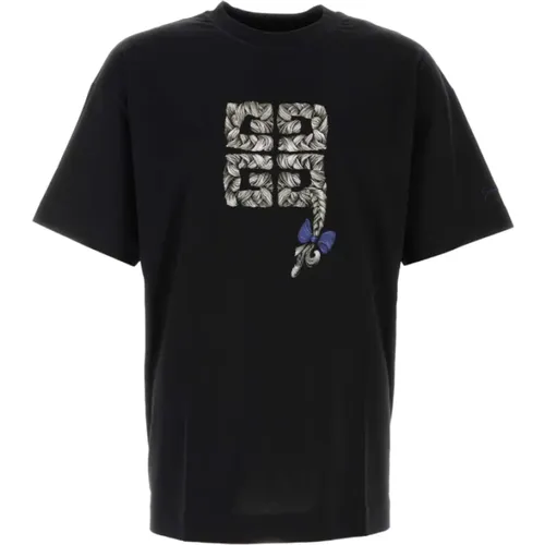 Schwarzes T-Shirt mit kurzen Ärmeln - Givenchy - Modalova