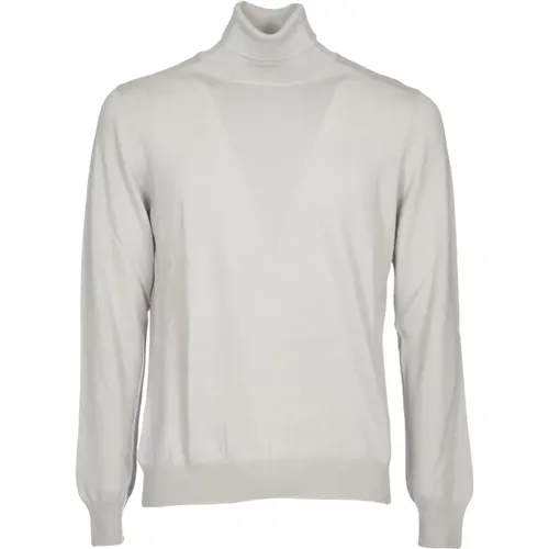 Off Eisfarbener Pullover , Herren, Größe: XL - Tagliatore - Modalova